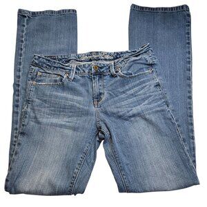Vtg American Eagle Jeans True Boot‎ Womens 10L Long Lowrise Y2K Stretch Bootcut